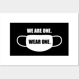 We Are One. Wear One. Posters and Art